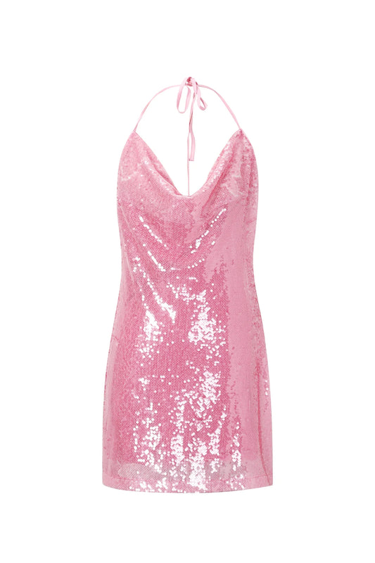 All over glitter jurk